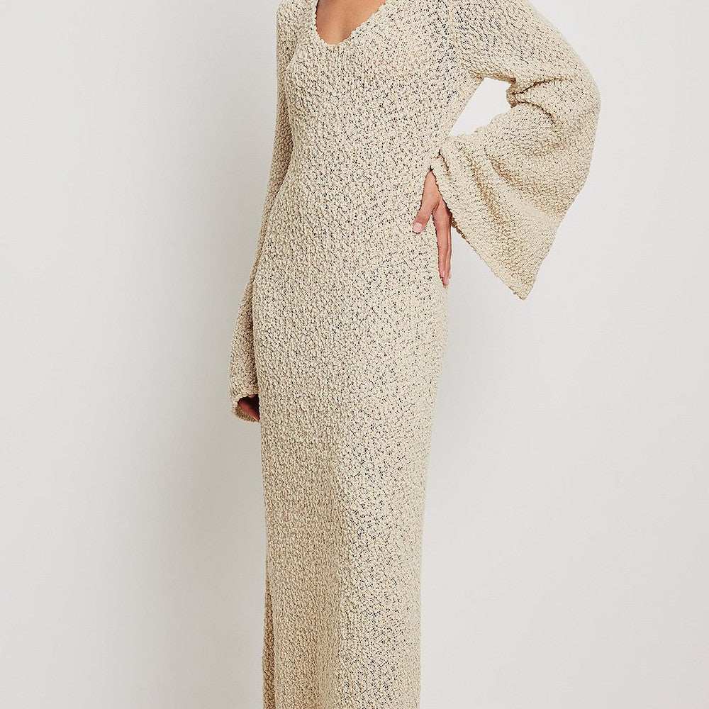 Soft Sand maxi-jurk