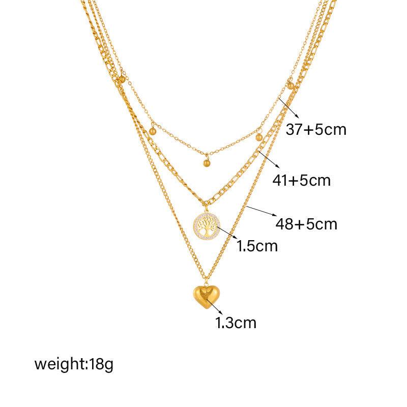 Gelaagde Gouden Ketting