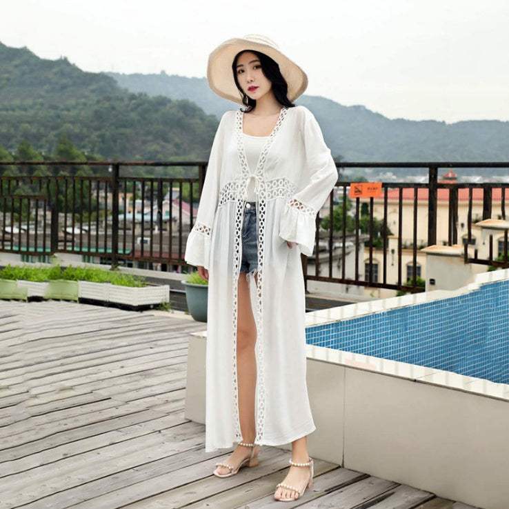 Isla Lace maxi-jurk