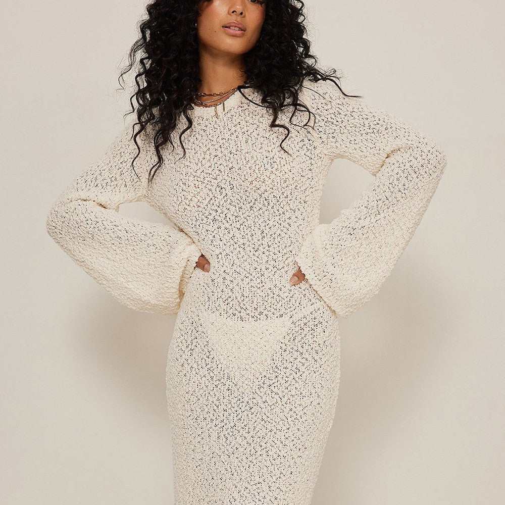 Soft Sand maxi-jurk