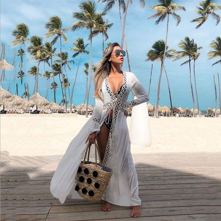 Isla Lace maxi-jurk