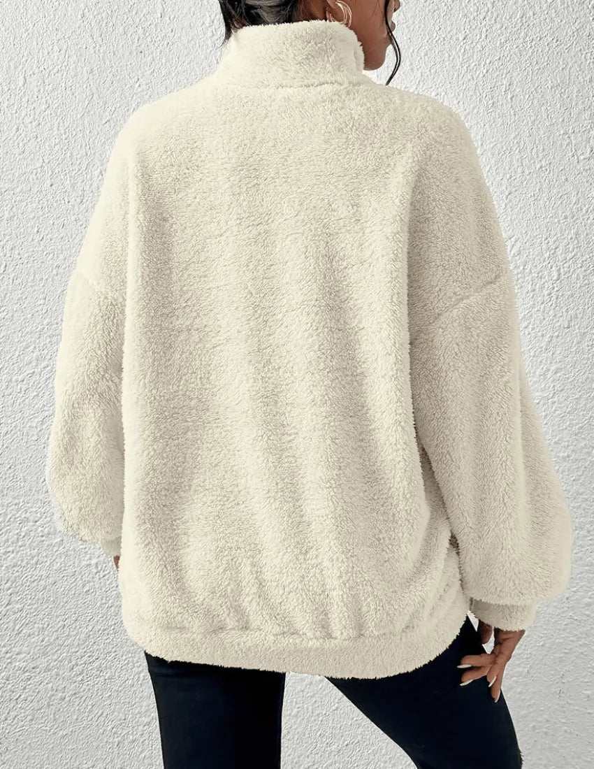 Warme fleece wintertrui voor ultieme bescherming tegen de kou, speciaal ontworpen voor vrouwen.