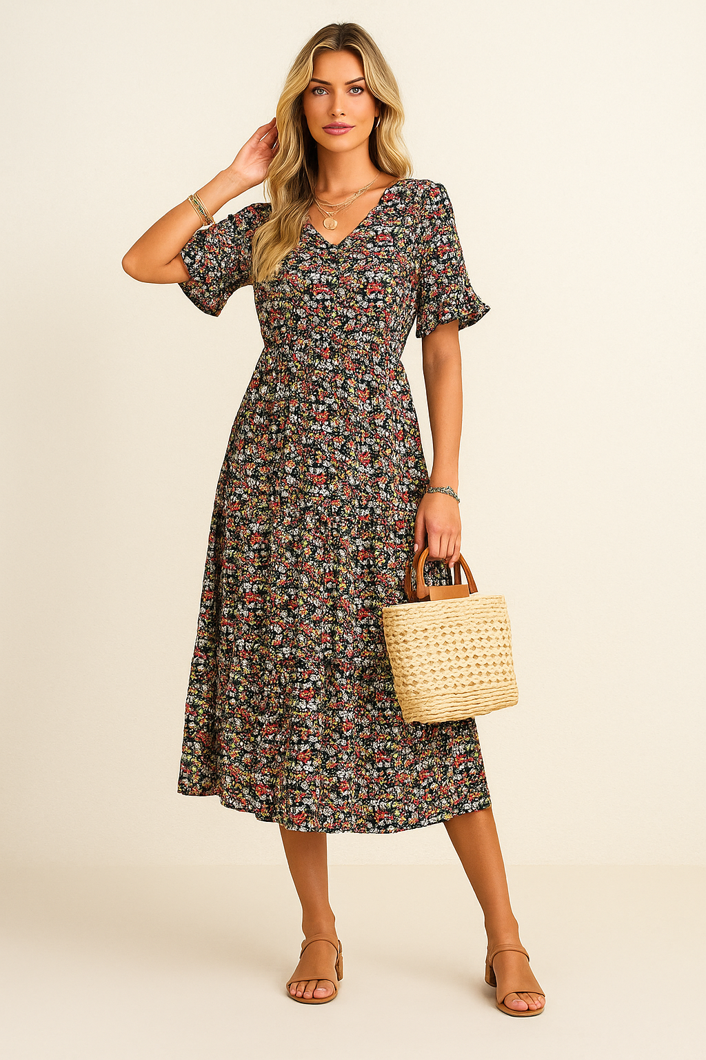 Boho Midi-jurk