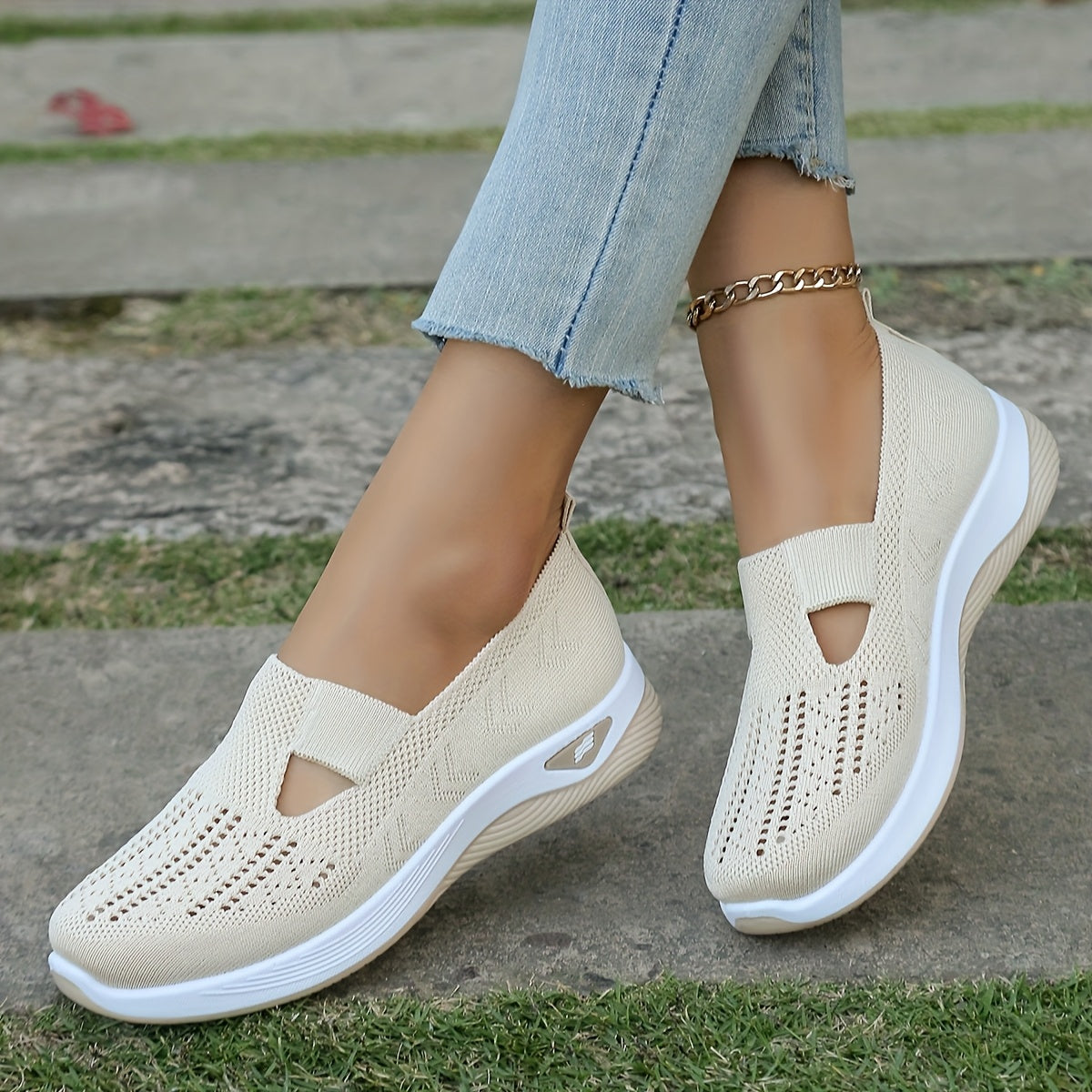 Mesh Instap Sneakers