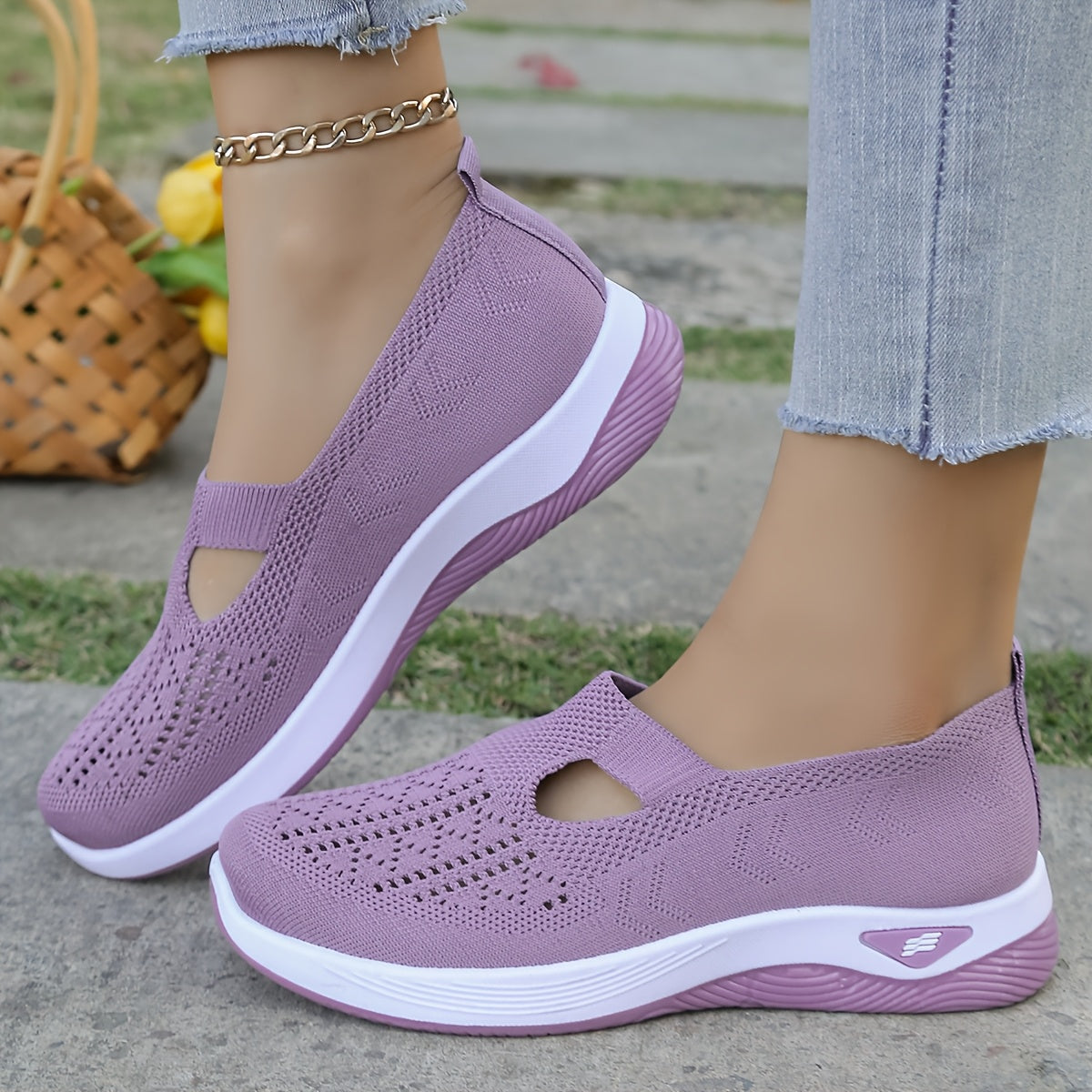 Mesh Instap Sneakers
