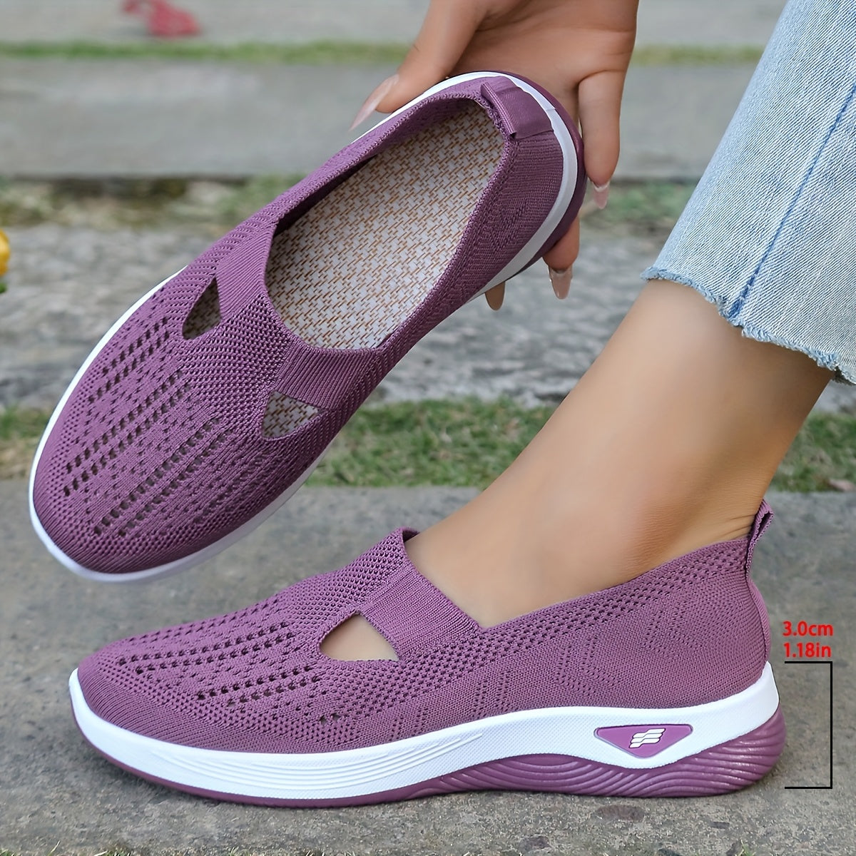 Mesh Instap Sneakers
