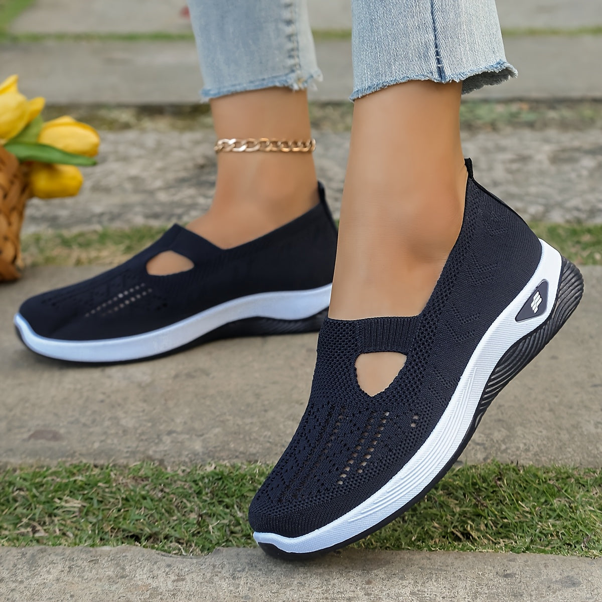 Mesh Instap Sneakers