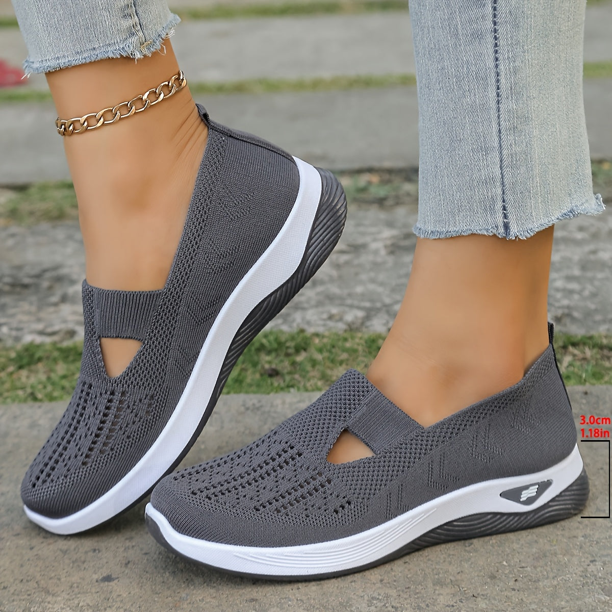 Mesh Instap Sneakers