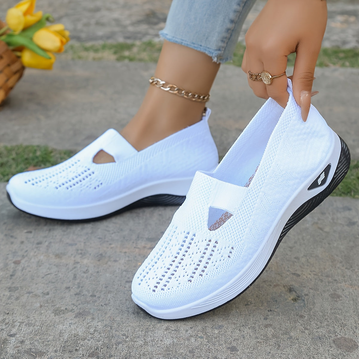Mesh Instap Sneakers