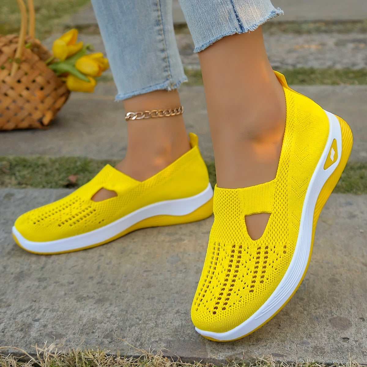 Mesh Instap Sneakers
