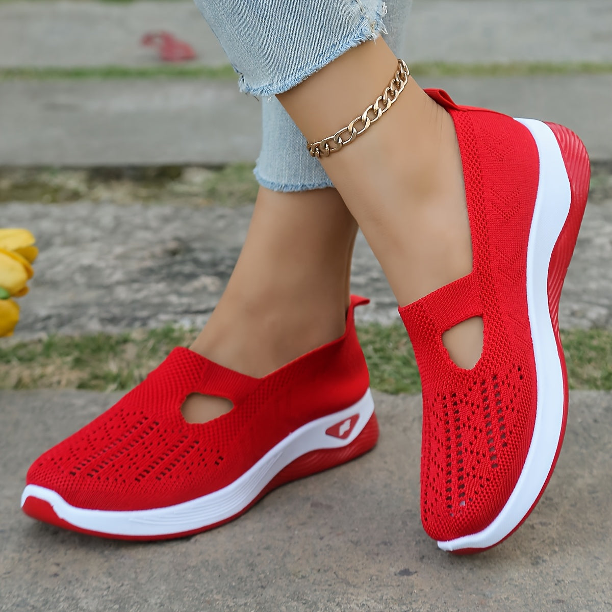 Mesh Instap Sneakers