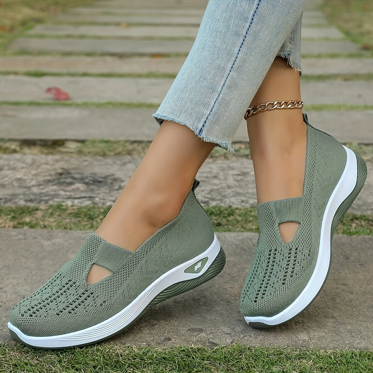 Mesh Instap Sneakers