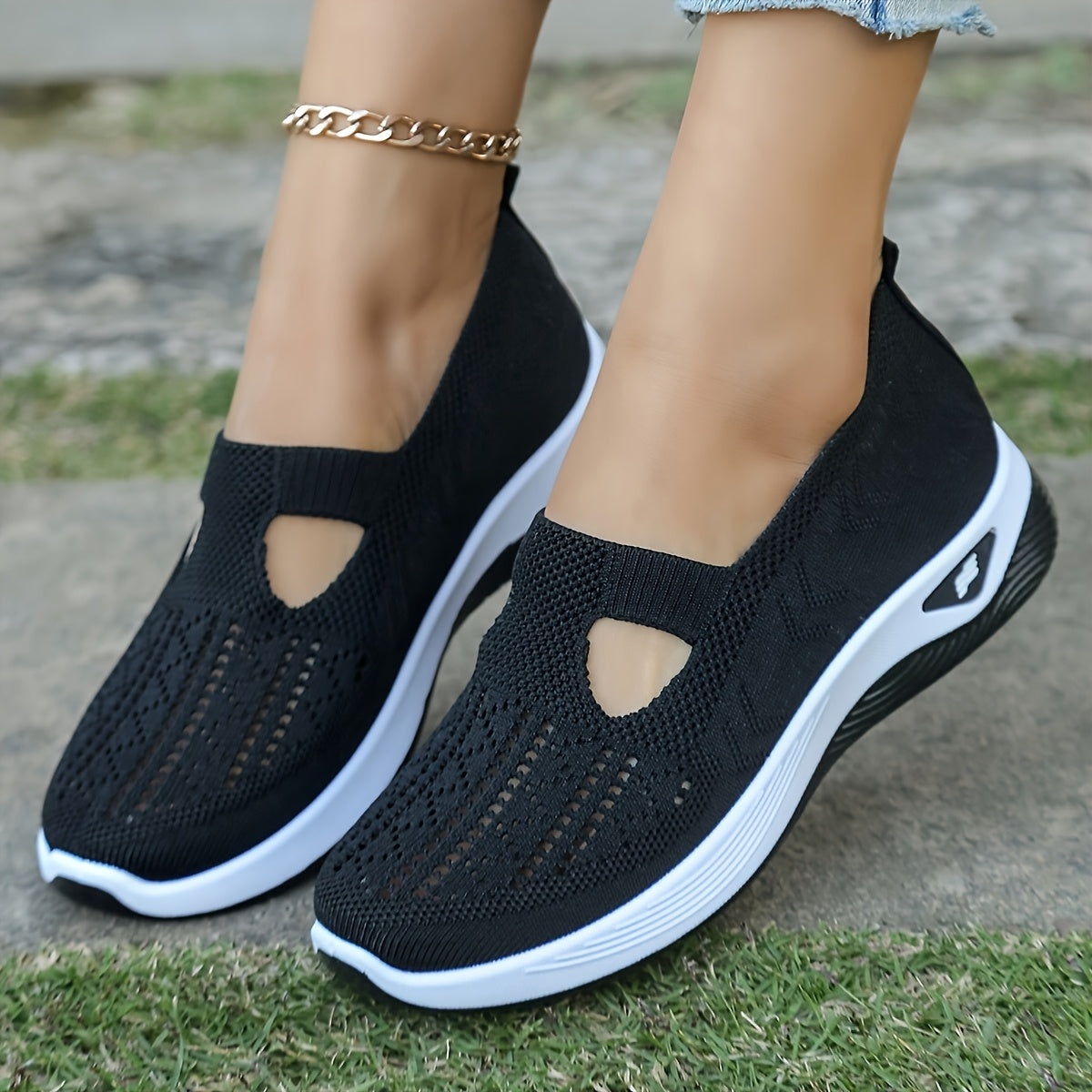 Mesh Instap Sneakers