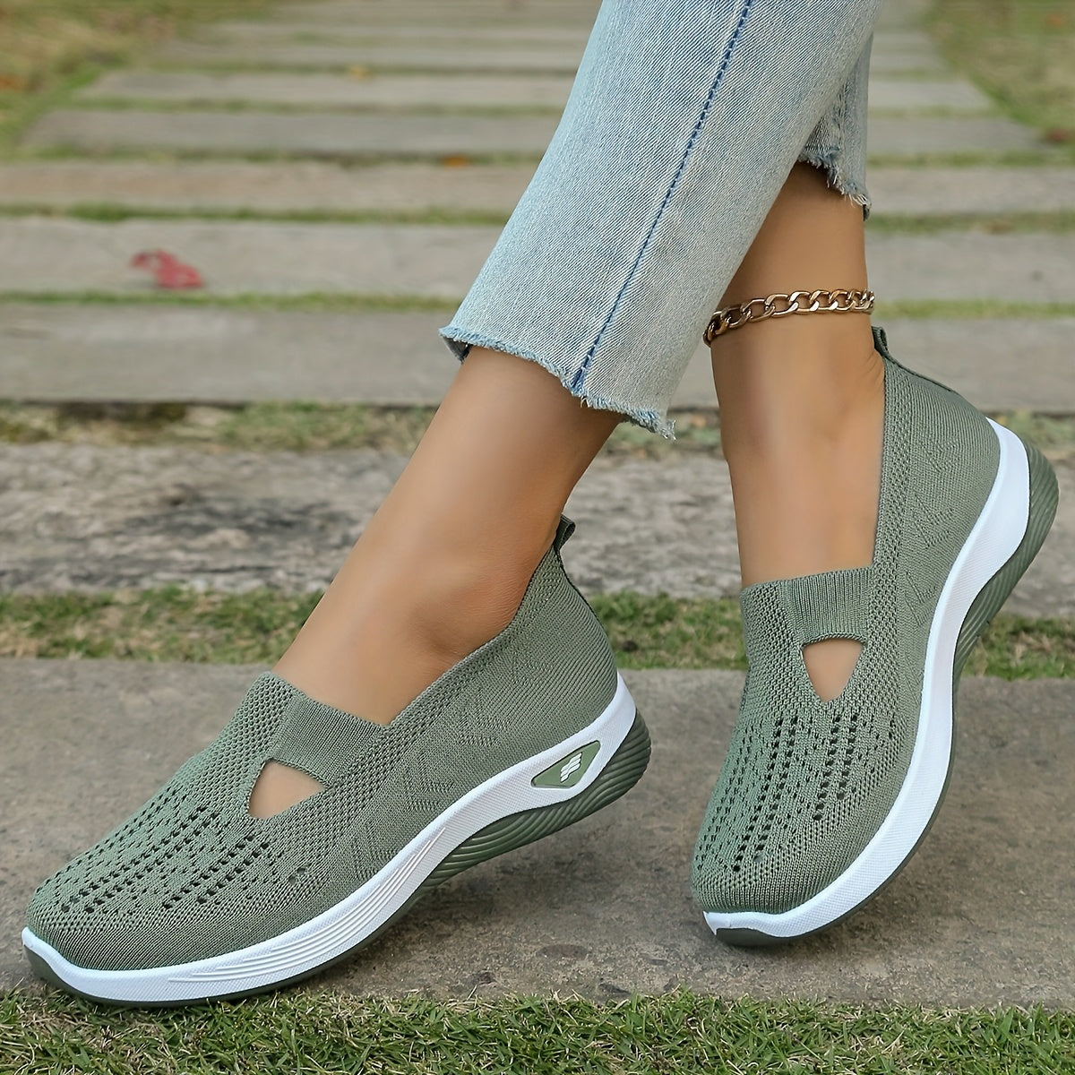 Mesh Instap Sneakers