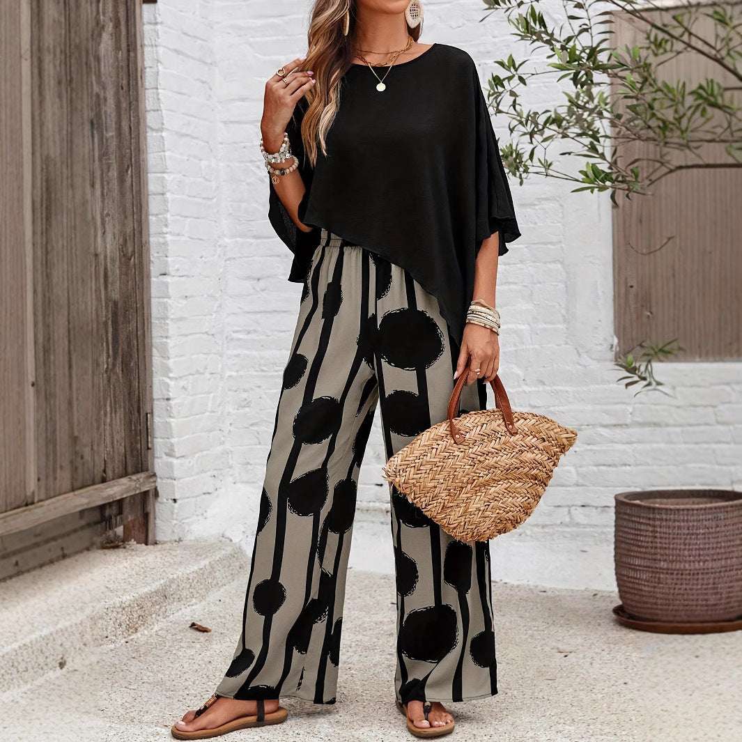 Luchtige Set met Asymmetrische Top