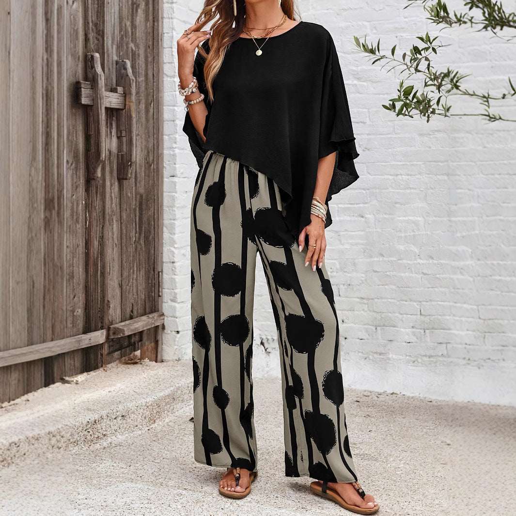 Luchtige Set met Asymmetrische Top