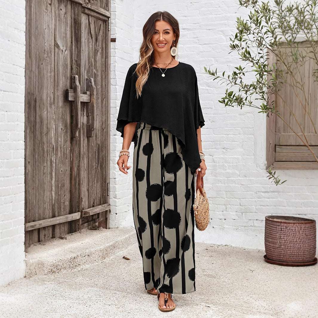 Luchtige Set met Asymmetrische Top