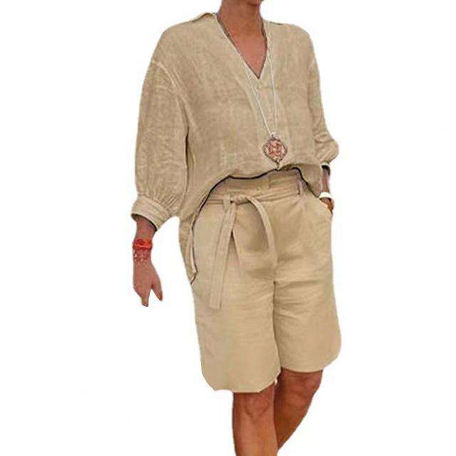 Linnen Short Set