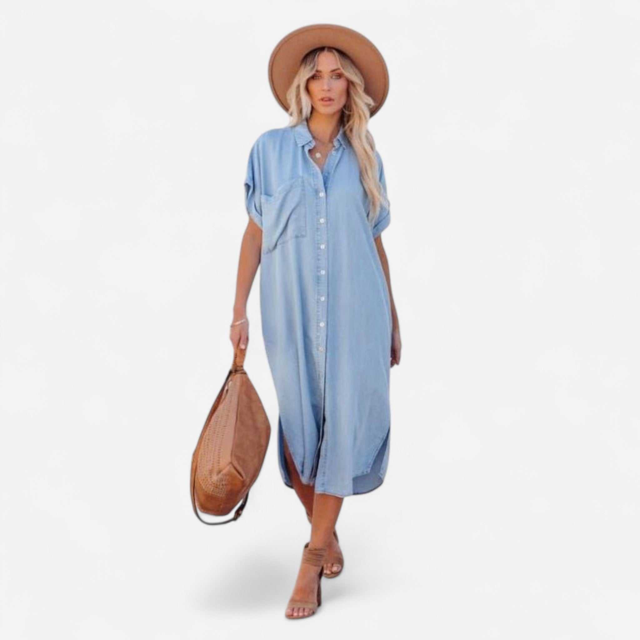 Robe Chemise en Denim