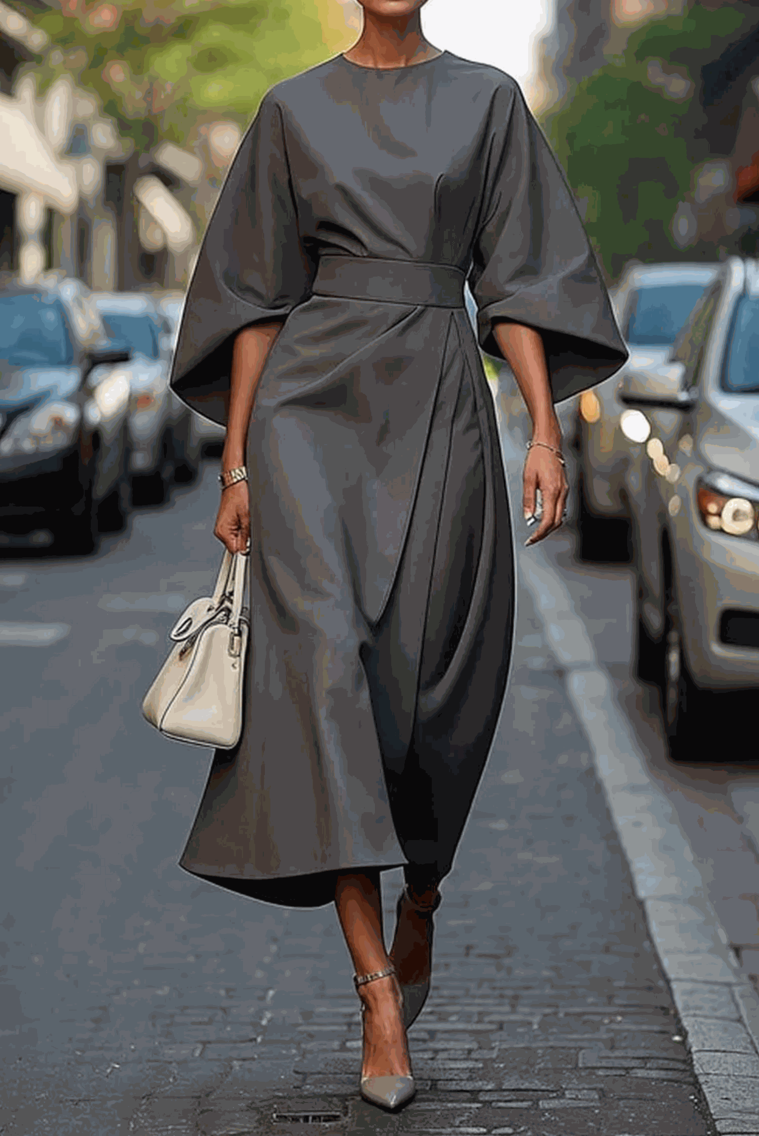 Louise™ Ceintuur Maxi Avondjurk
