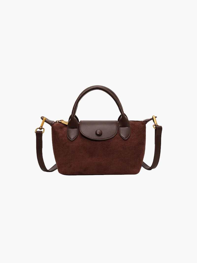 Mini Class – Suède Crossbody Handtas