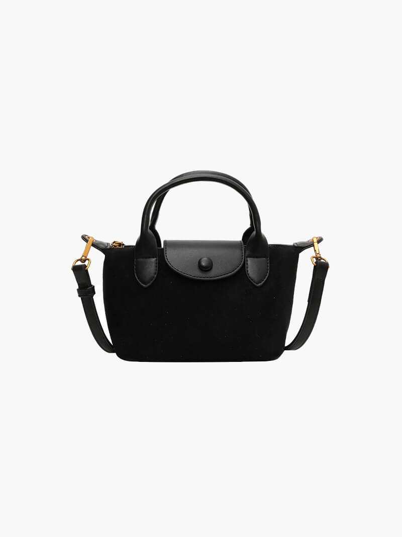 Mini Class – Suède Crossbody Handtas