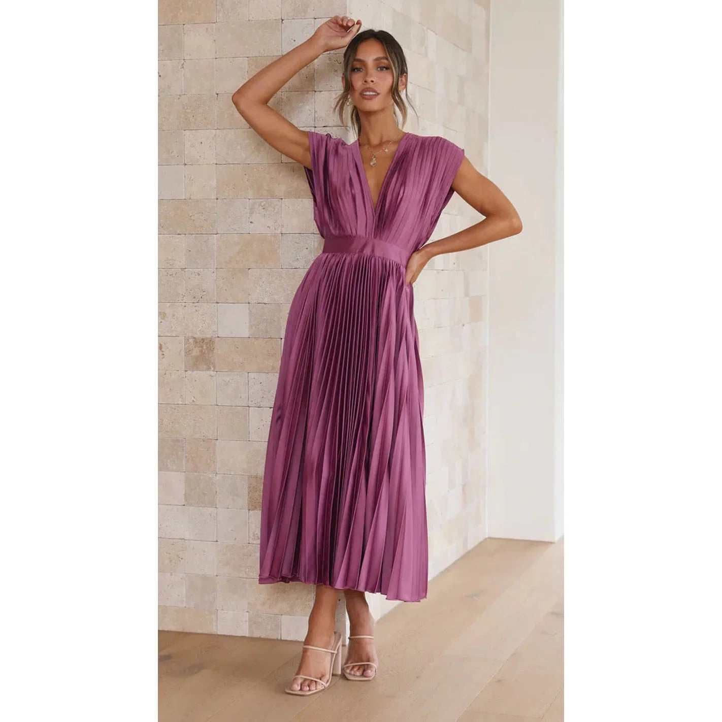 Rosé Allure – Plissé Midijurk