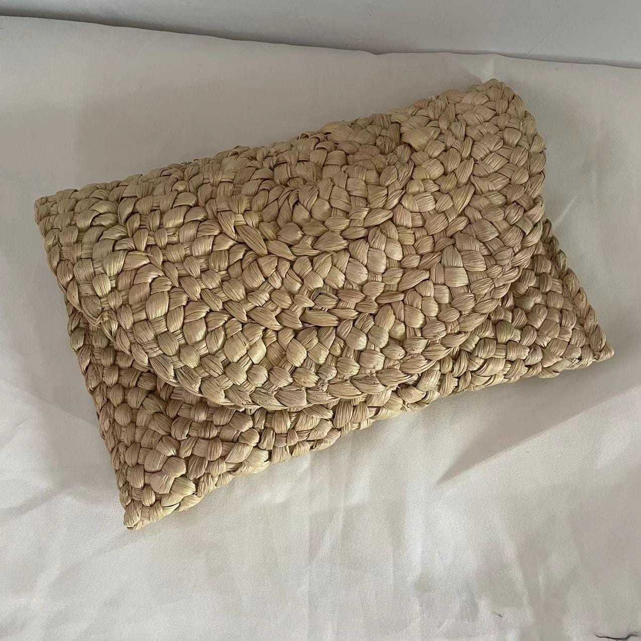 Natuurlijke Rieten Clutch