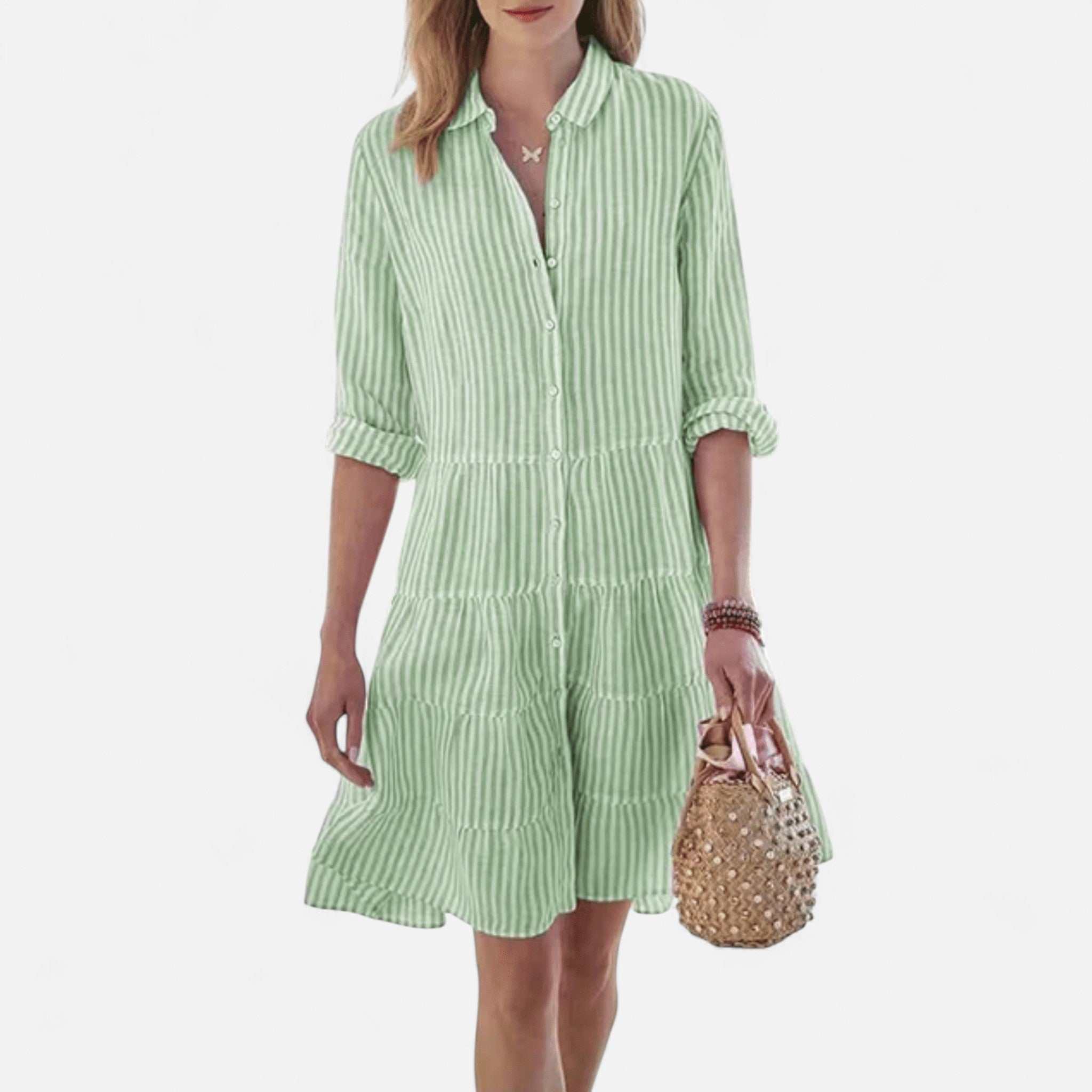 Robe d'été rayée