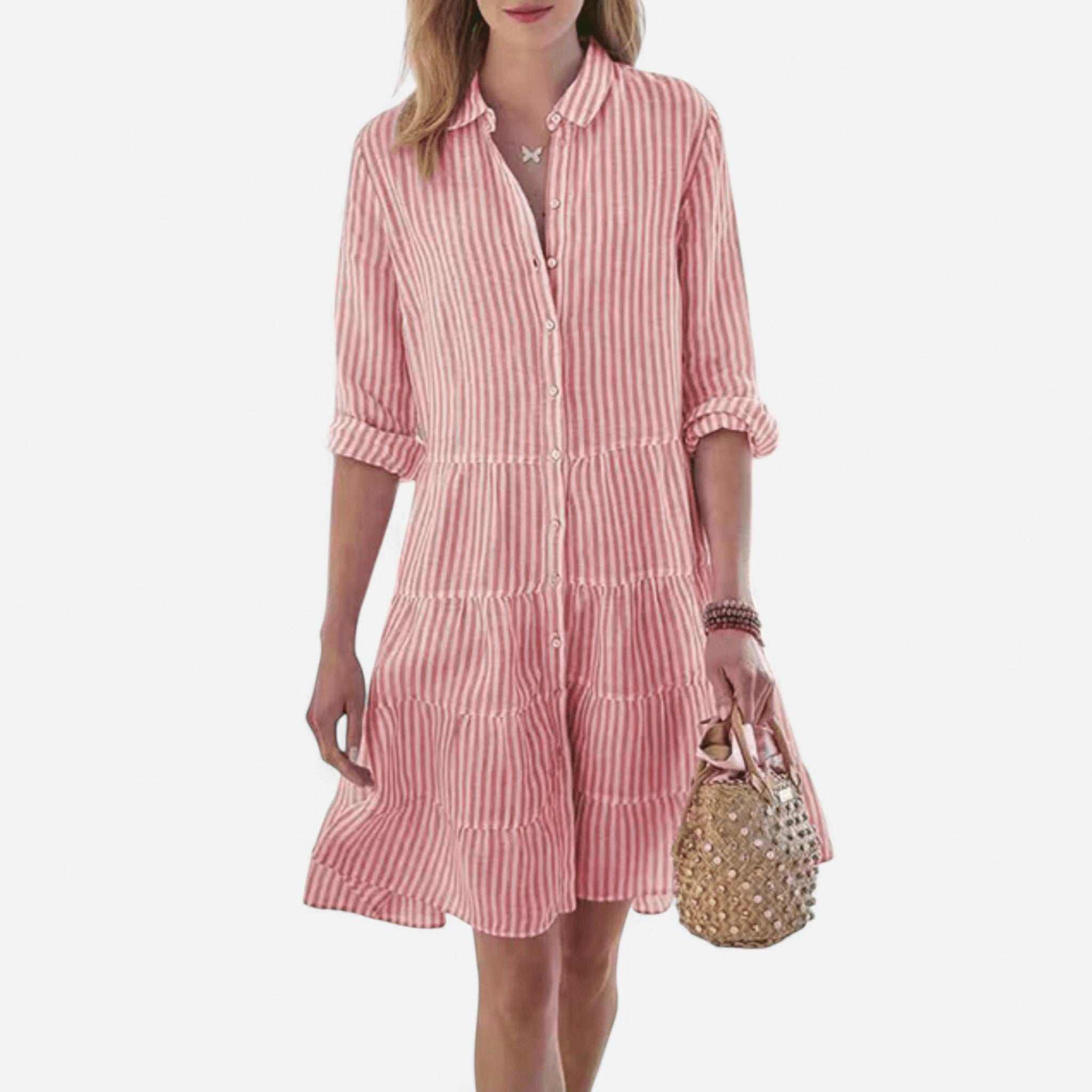 Robe d'été rayée