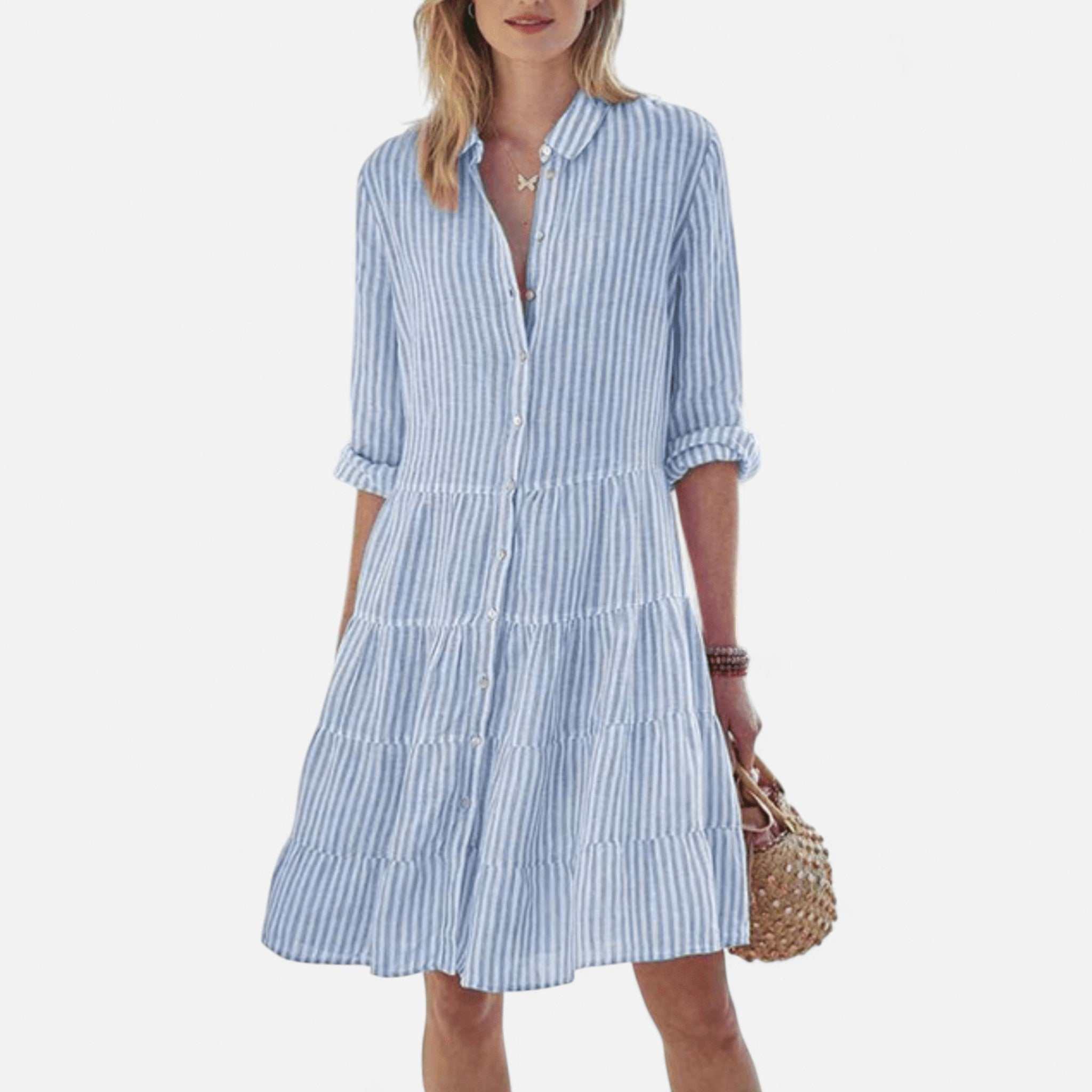 Robe d'été rayée