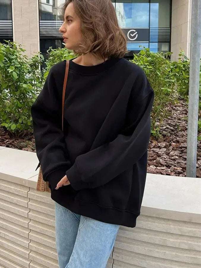 Pull oversize décontracté chic pour femme